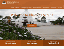 Tablet Screenshot of dhammasarana.org.au